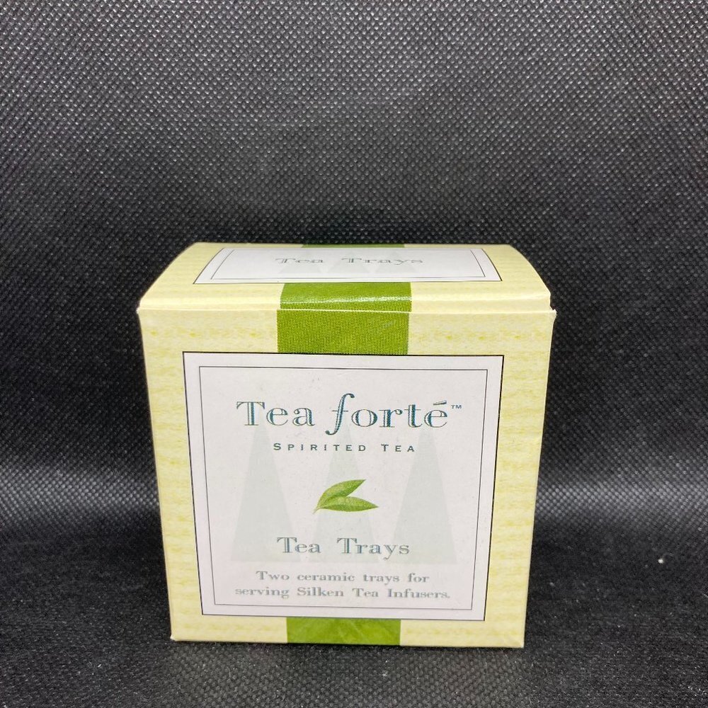 New in box Tea Forte tea trays